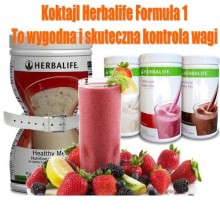 koktajl proteinowy Formuła 1 wanilia, truskawka, owoce tropikalne zamiennik posiłku