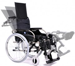 Wózek Inwalidzki Specjalny V300 30 Składany, mieści się w bagażniku samochodu