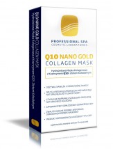  Hydrożelowa Maska Kolagenowa Na Twarz - Q10 Nano Gold (3 maseczki)