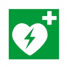  Naklejka na defibrylator AED